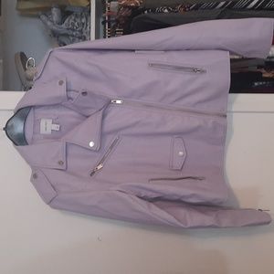 Nine west faux leather moto jacket